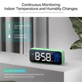 Smart Voice Command Alarm Clock - Effortless Control